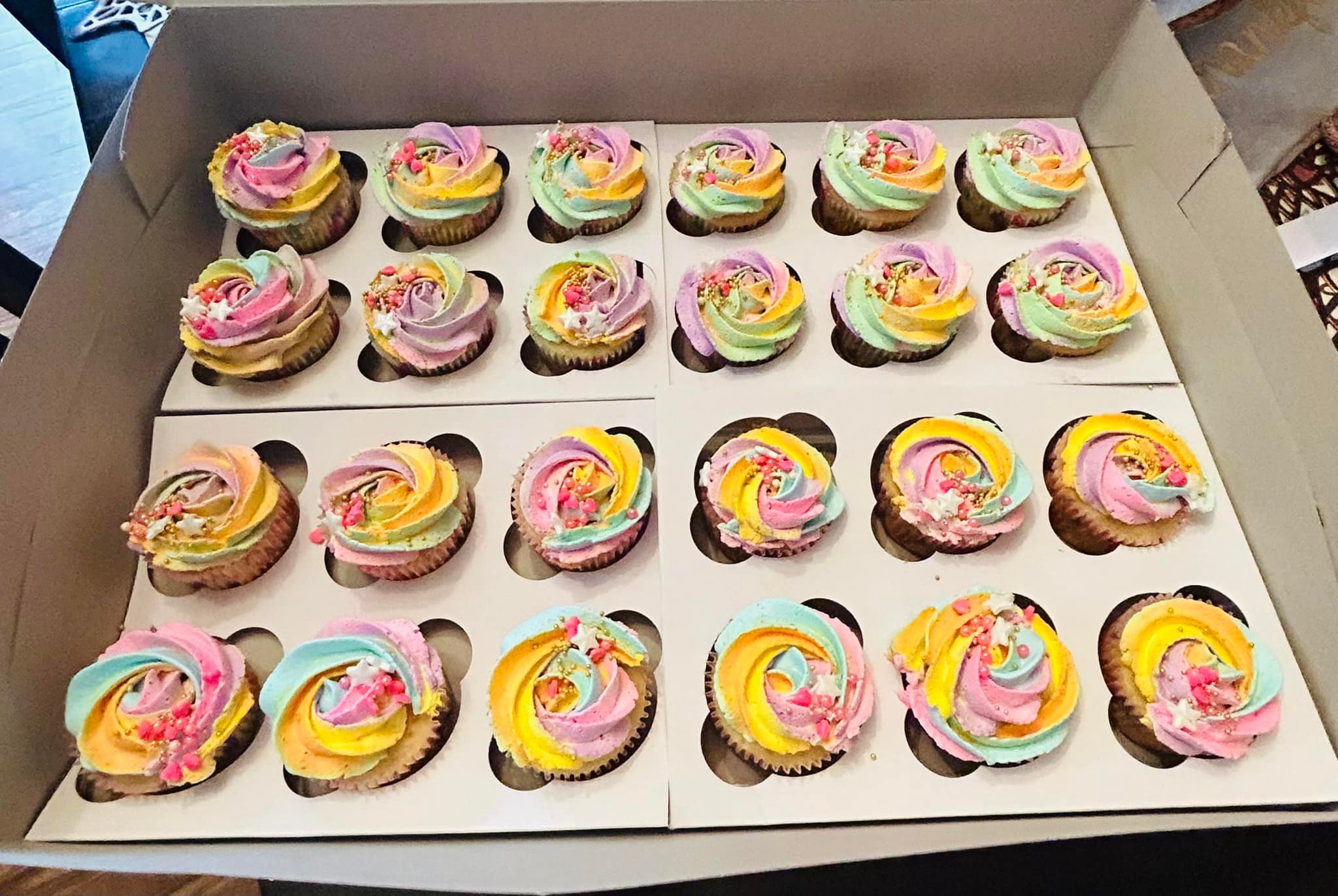 Colorful Cupcakes